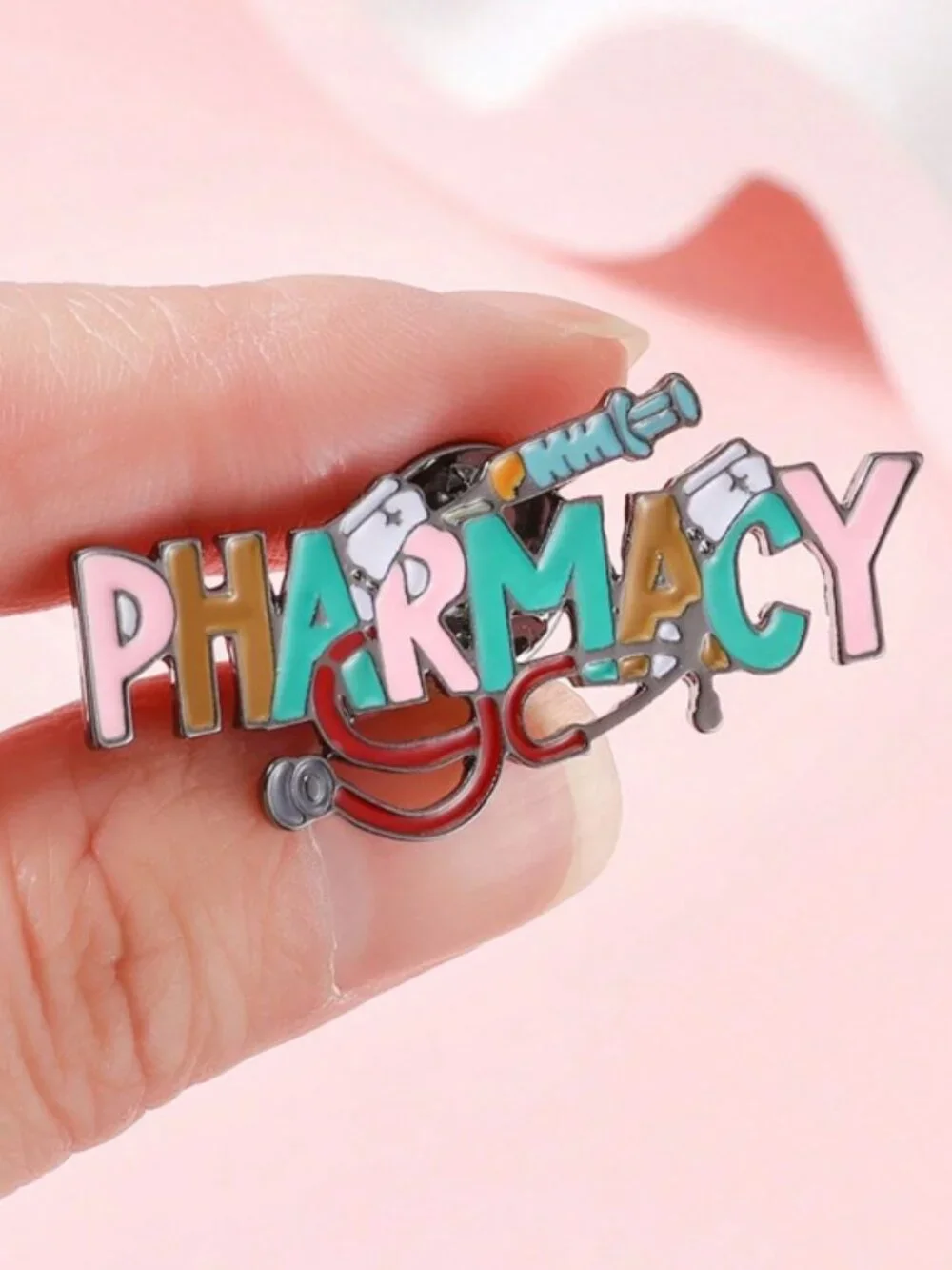 Pharmacy Enamel Lapel Pin Brooch (NEW & SO‎ CUTE!)